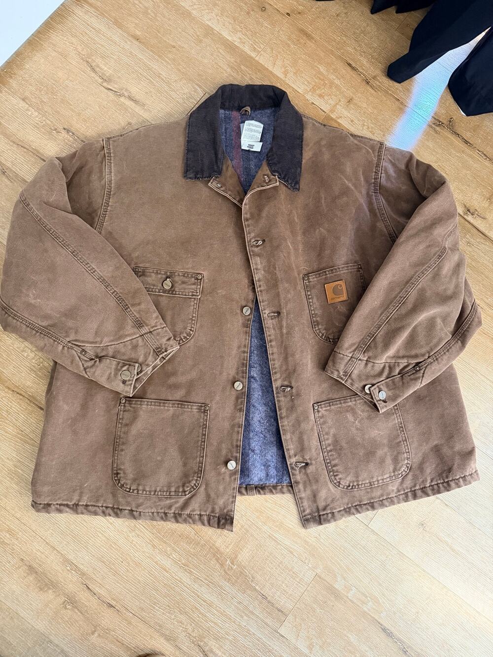 Carhartt C02 Blanket Lined Chore Coat vintage 2001